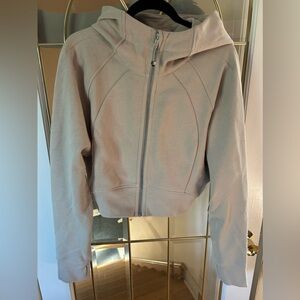 Lululemon cropped full zip hoodie